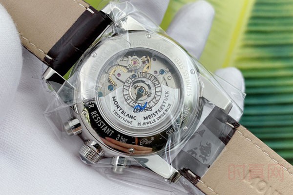 奢侈品万宝龙时光行者系列U0107065手表背面
