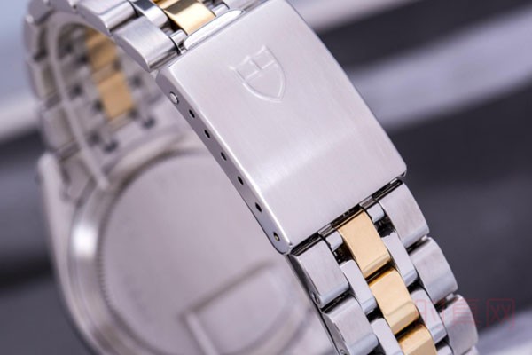 二手帝舵王子系列8K黄金镶钻72033手表表带