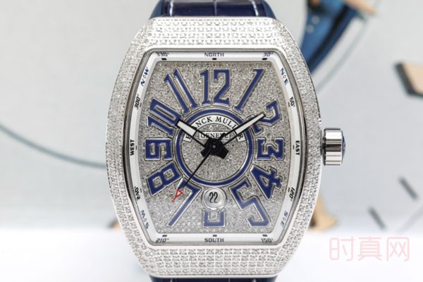 奢侈品法兰克穆勒V45满天星镶钻自动机械手表