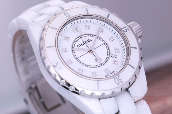 香奈儿J12系列陶瓷刻度镶钻H1628手表