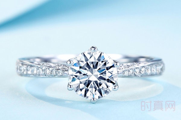 奢侈品佐卡伊注定的爱白18K金钻石戒指