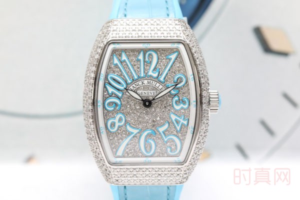 奢侈品法穆兰V32 LADIES'COLLECTION系列精钢镶钻手表