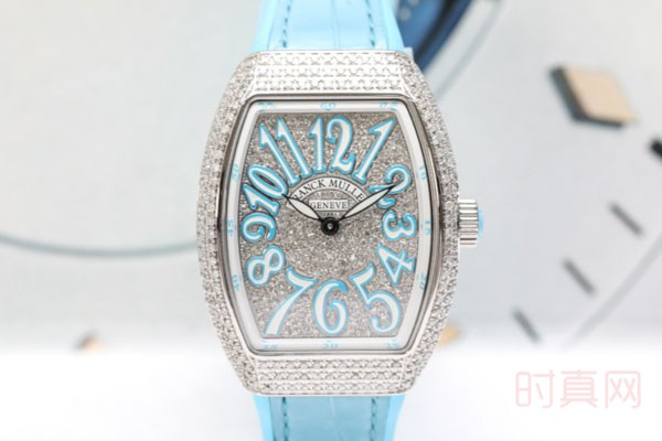 法穆兰V32 LADIES'COLLECTION系列精钢镶钻石手表