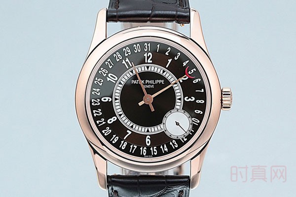 二手百达翡丽古典表系列18K玫瑰金6000R手表