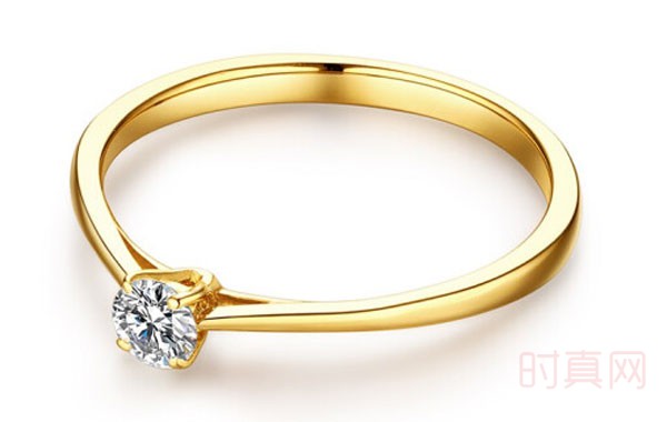 材质是金au750的钻石戒指回收多少钱